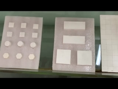 Van de de Keramische tegelvoering van het douane20% Zirconiumdioxyde het Antieffect Ceramische Steunende Plaat