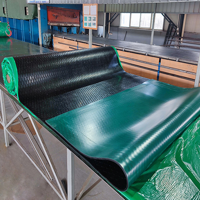 De hoge bekleding van de de transportbandkatrol van de Schurings Bestand Diamant rubber voor mijnbouw