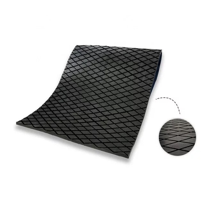 Van het de Bekledings de Rubberblad van de transportbandkatrol Hoofdkatrol Diamond Grooved Rubber Pulley Lagging
