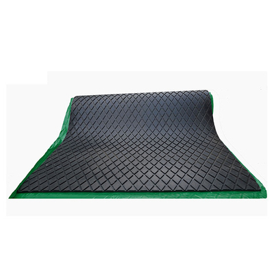 Van het de Bekledings de Rubberblad van de transportbandkatrol Hoofdkatrol Diamond Grooved Rubber Pulley Lagging