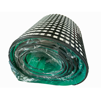 Snakt de Katrol Ceramische Bekleding 12mm van de transportbandtrommel 15mm Dikke 10m Rubber Ceramische Katrolbekleding