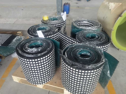 CN van de transportband Ceramische Rubberbekleding de Trommelbekleding Plakkend van de Laagtransportband