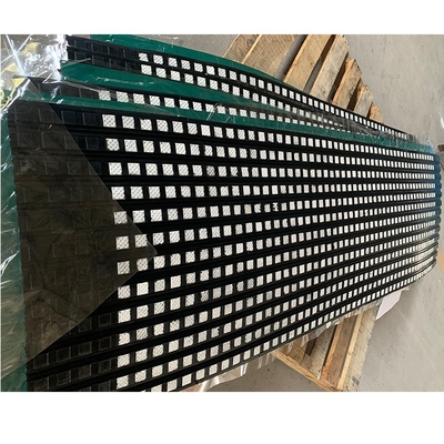 95% Alumina het Ceramische Blad van de de Katrolbekleding van de Trommelbekleding NR SBR Rubber