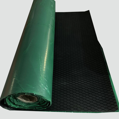 de 12mm Gevulcaniseerde van de de Katrolbekleding van de Laagtransportband van de de Trommelkatrol Rubberbekleding Plakkend
