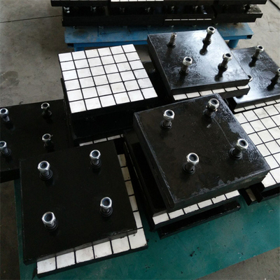 Antieffectalumina Ceramische Voerings Rechthoekige Ceramische Rubber Samengestelde Voering