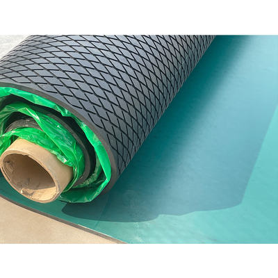 Diamond Pattern Conveyor Pulley Lagging-Blad van de Trommel het Rubberbekleding 10 Meter