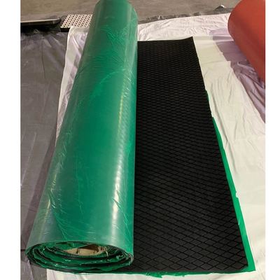 Cn Laag steunde de Duidelijke Bekleding van de de VoeringsTransportband van de Katrol Rubberbekleding