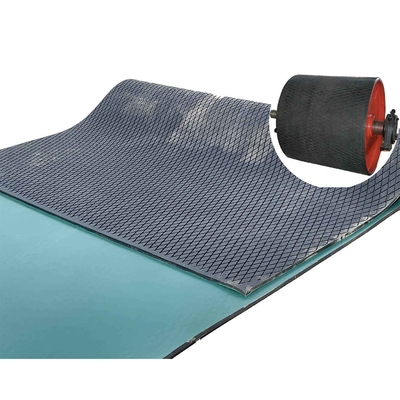 De Katrolbekleding van Diamond Groove Rubber Sheet For van de transportbandtrommel