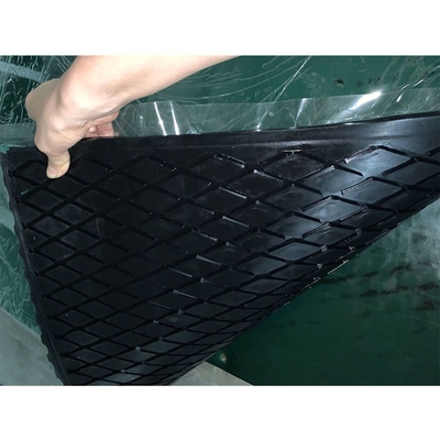 Blad van de de Katrolbekleding van de transportbandtrommel het Visgraat Gegroefte met Cn Laag Plakkend