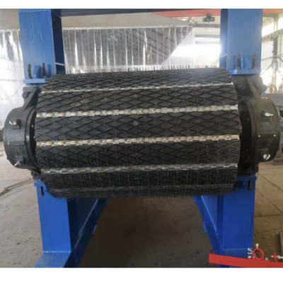 Dia op Diamond Groove Rubber Lagging Sheet voor Transportbandrol