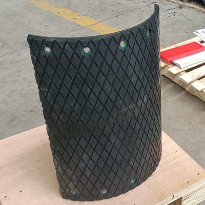Diamond Rubber Conveyor Pulley Lagging voor Riem en Jakobsladder