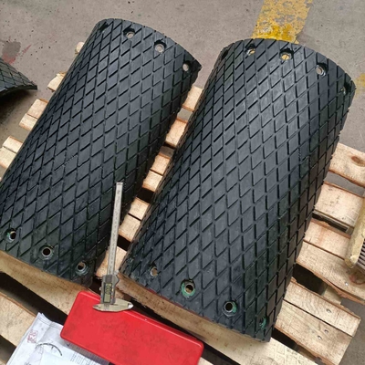 Diamond Rubber Conveyor Pulley Lagging voor Riem en Jakobsladder