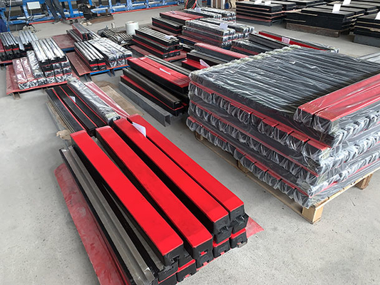 Bars van het de Transportbandeffect van UHMW PE Afgedekte 100*55mm 100*75mm Bar van de Effectbuffer