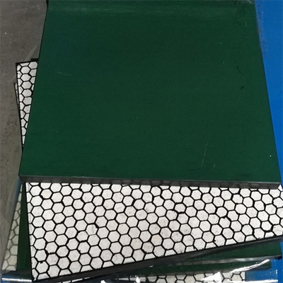 Cn de Voeringsalumina van de Laag Ceramische Slijtage Keramische tegels Plakkend voor Mijnbouwtransportband