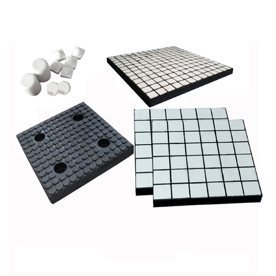Schokbestendige Ceramische de Cilinder Hexagonale Ceramische Rubber Samengestelde Voering van Slijtagetegels