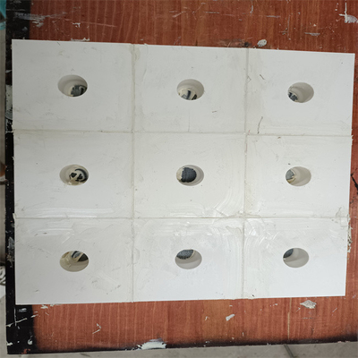 Schokbestendige Ceramische de Cilinder Hexagonale Ceramische Rubber Samengestelde Voering van Slijtagetegels