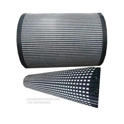 Duurzame transportband met 20 mm dikke rubberen achterstand