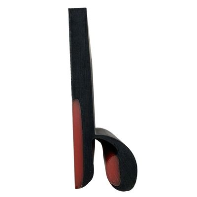 150 mm hoog vervoerband dubbele rubberen rokplank met polyurethaan